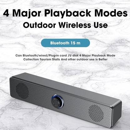 4D Surround Sound Bluetooth Speaker
